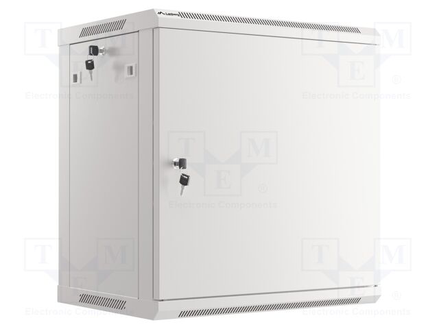 Enclosure: rack cabinet; Standard: 19"; 12U; grey; Z: 450mm; X: 600mm