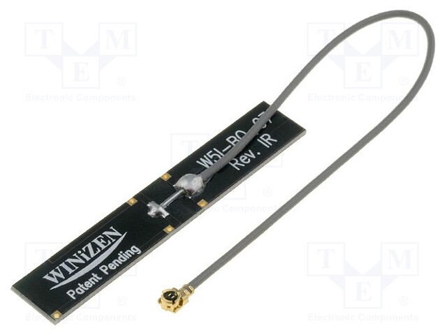 Antenna; Bluetooth,WLAN,ZigBee; 2.5dBi; Dim: 48x8x1mm; -30÷70°C