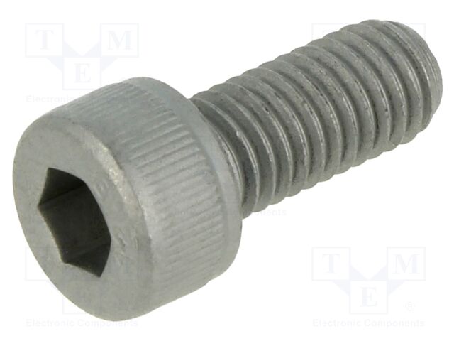Screw; M8x18; 1.25; Head: cheese head; hex key; steel; DIN 912