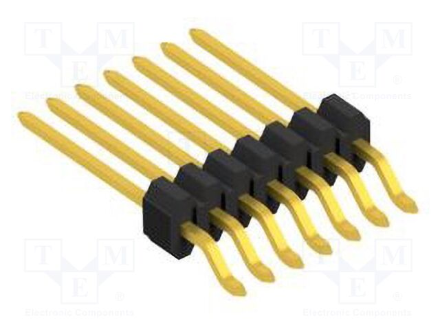 Connector: pin strips; pin header; male; PIN: 7; 1.27mm; SMT; 1x7