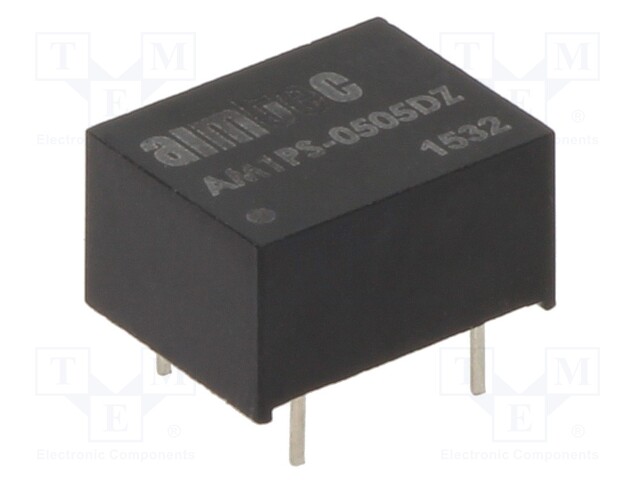 Converter: DC/DC; 1W; Uin: 4.5÷5.5V; Uout: 5VDC; Uout2: -5VDC; DIP8