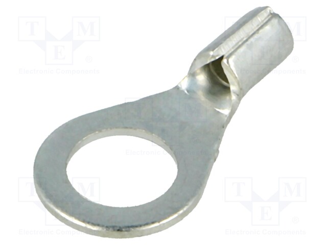 Ring terminal; M6; 0.25÷1.5mm2; crimped; for cable; non-insulated
