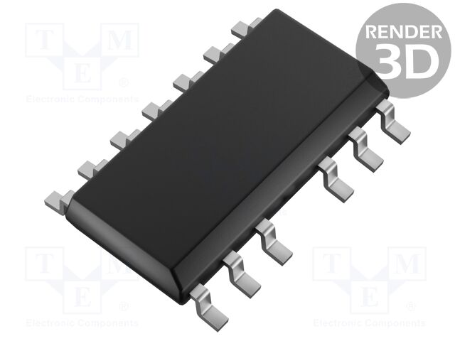 IC: driver; MOSFET half-bridge; high-/low-side,gate driver; Ch: 2