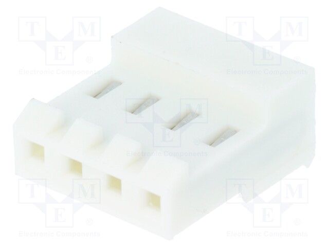 04P MTA156 CONN ASSY 24AWG WHT