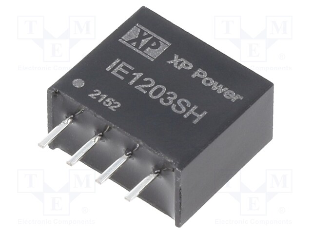 Converter: DC/DC; 1W; Uin: 12V; 3.3VDC; Iout: 300mA; SIP; 1.4g; 150kHz