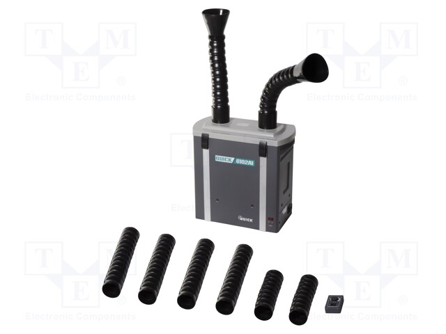 Device: fume extractors; 290m3/h; Plug: EU; 230VAC; 120W; 55dBA