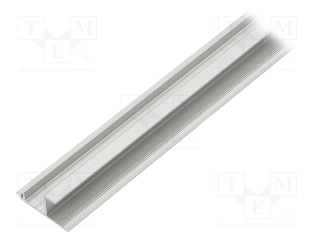 Profiles for LED modules; natural; L: 1m; aluminium; anodized