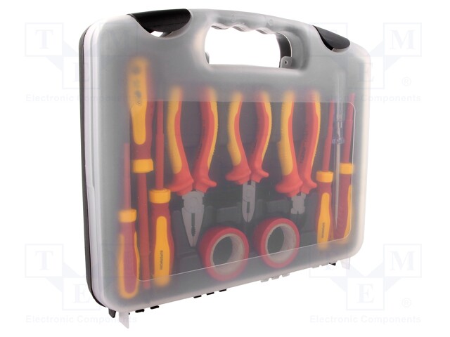Pliers, insulation screwdrivers; Pcs: 11; 1kV