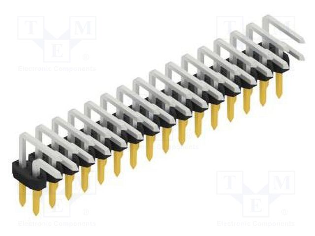 Connector: pin strips; pin header; male; PIN: 32; 2mm; THT; 2x16