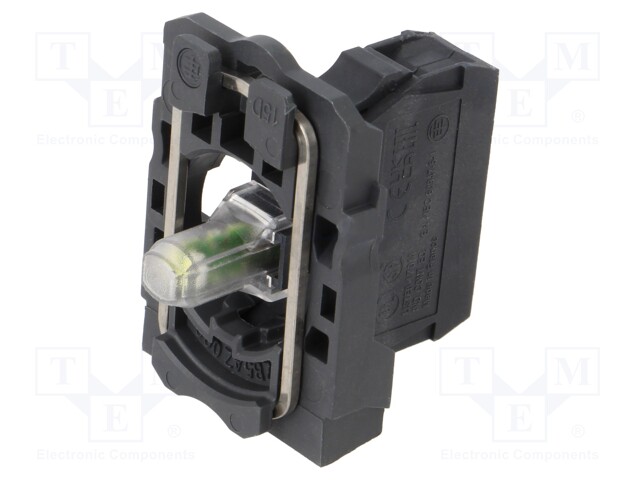 LED Panel Mount Indicator, Pilot Light, White, 230 VAC, 22 mm, IP65