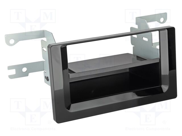 Radio frame; Toyota; 2 DIN; black gloss