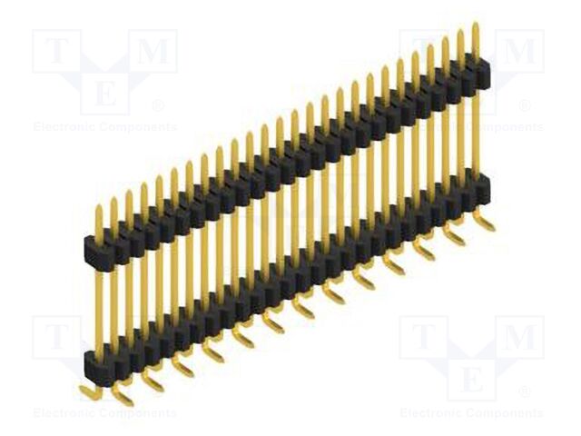 Connector: pin strips; pin header; male; PIN: 26; 1.27mm; SMT; 1x26