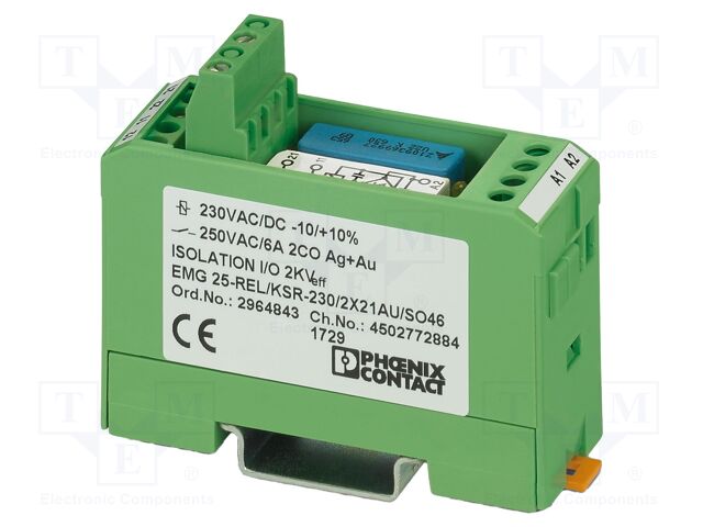 Relay: interface; Mounting: DIN