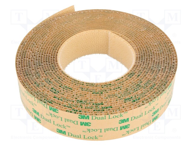 Tape: velcro; W: 25mm; L: 5m; D: 2.31mm; acrylic; transparent
