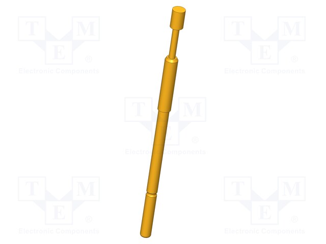 Test needle; Operational spring compression: 4mm; 5A; Ø: 2mm; 0.8N