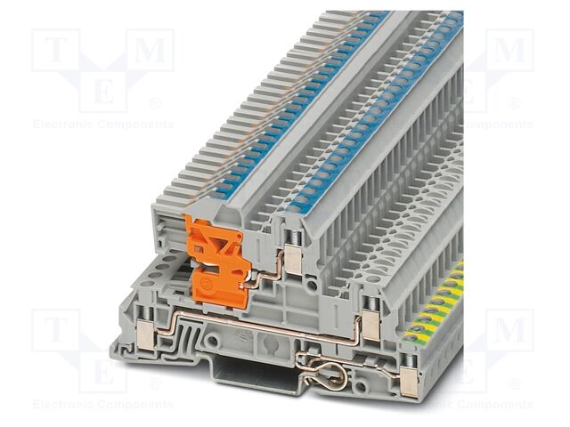 Splice terminal: rail; PA; ways: 1; terminals: 5; W: 5.2mm; H: 93.5mm