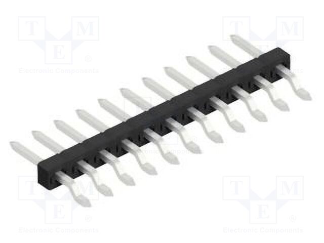 Connector: pin strips; pin header; male; PIN: 11; 2mm; SMT; 1x11