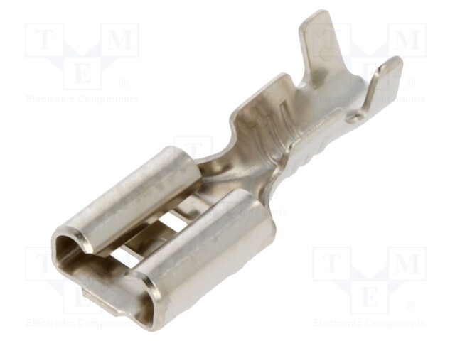 Terminal: flat; 4.8mm; 0.8mm; female; 0.5÷1.25mm2; crimped; tinned