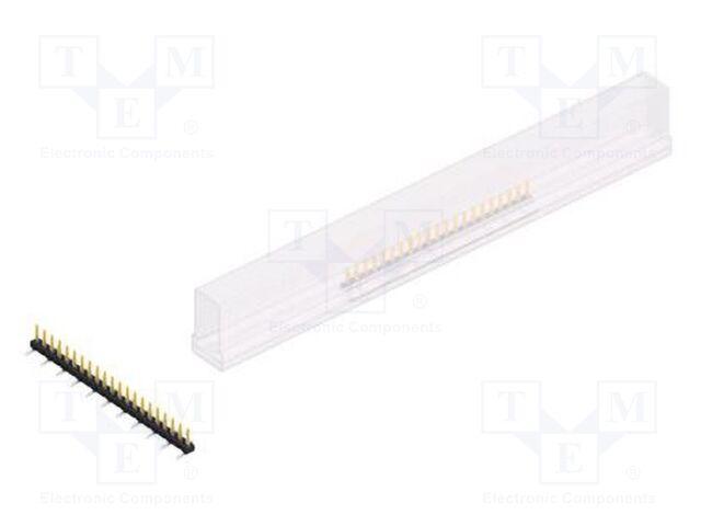 Connector: pin strips; pin header; male; PIN: 21; 2mm; SMT; 1x21
