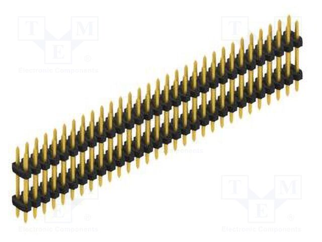 Connector: pin strips; pin header; male; PIN: 60; 2mm; THT; 2x30