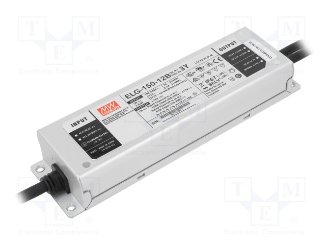 Power supply: switched-mode; LED; 120W; 12VDC; 10A; 100÷305VAC