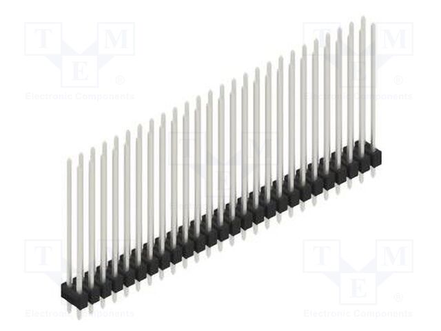 Connector: pin strips; pin header; male; PIN: 52; 2.54mm; THT; 2x26