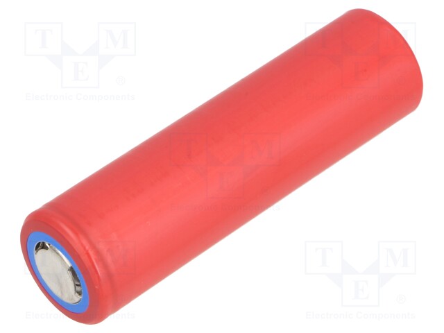 Re-battery: Li-Ion; 18650,MR18650; 3.6V; 3300mAh; Ø18.5x65.3mm