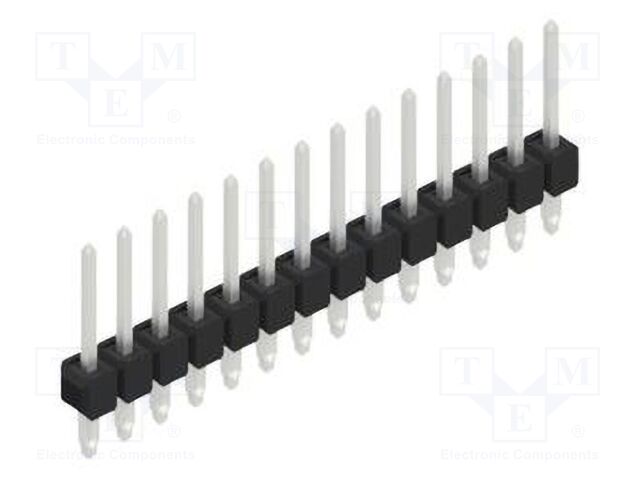Connector: pin strips; pin header; male; PIN: 14; 2.54mm; THT; 1x14