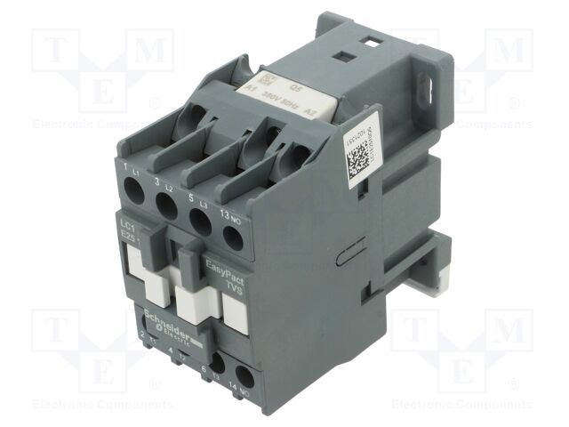 Contactor: 3-pole; NO x3; Auxiliary contacts: NO; 380VAC; 25A; 690V