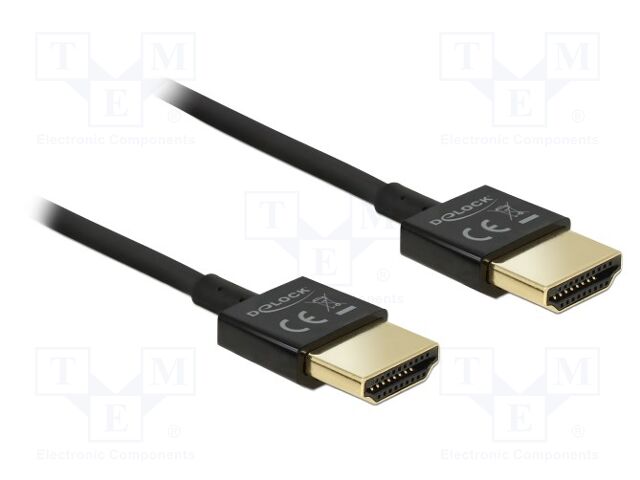 Cable; HDMI plug,both sides; HDMI 2.0,High Speed + Ethernet