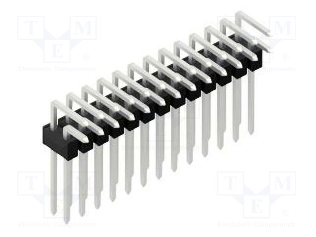 Connector: pin strips; pin header; male; PIN: 26; 2.54mm; THT; 2x13