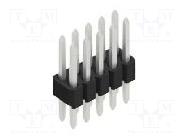 Connector: pin strips; pin header; male; PIN: 10; 1.27mm; THT; 2x5