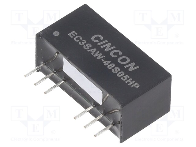 Converter: DC/DC; 3W; Uin: 18÷74V; 5VDC; Iout: 600mA; 4.8g; 100kHz
