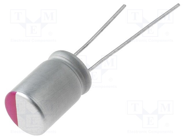 Capacitor: polymer; 330uF; 16VDC; ESR: 13mΩ; THT; ±20%; -55÷105°C