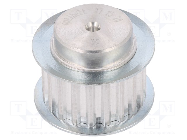 Belt pulley; T5; W: 16mm; whell width: 27mm; Ø: 31mm; aluminium; ZRS