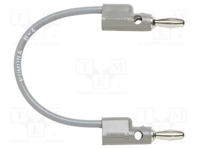 Test lead; 60VDC; 30VAC; 15A; Len: 0.102m; grey; Series: B