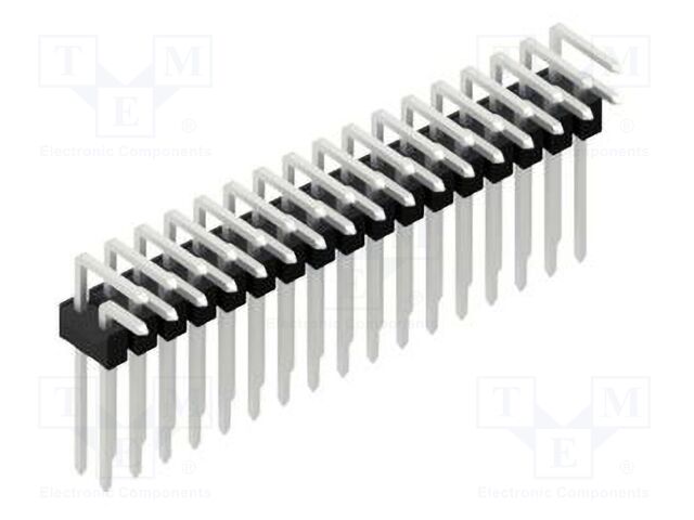 Connector: pin strips; pin header; male; PIN: 34; 2.54mm; THT; 2x17
