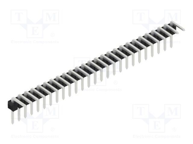Connector: pin strips; pin header; male; PIN: 26; 2.54mm; THT; 1x26