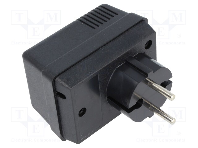 Enclosure: for power supplies; vented; X: 50mm; Y: 70mm; Z: 47mm; ABS