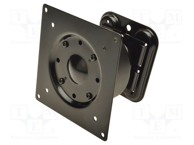 Holder; for wall mounting; 15kg; 32"; black; Dim: 112x112x80mm
