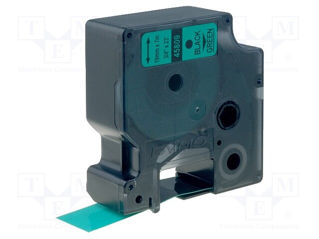 Tape; Width: 19mm; Colour: green; Character colour: black; L: 7m