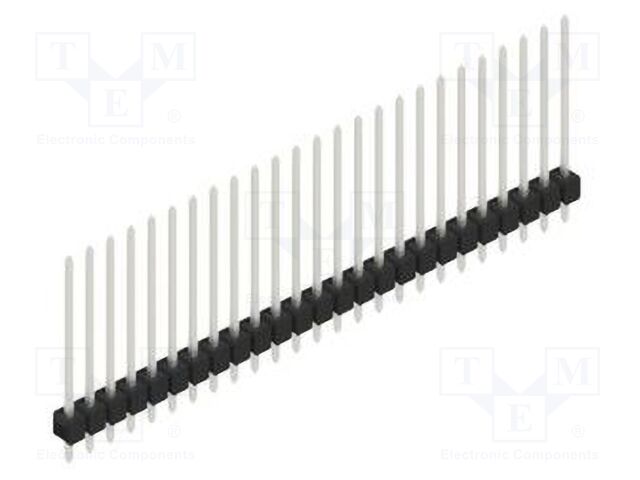 Connector: pin strips; pin header; male; PIN: 25; 2.54mm; THT; 1x25