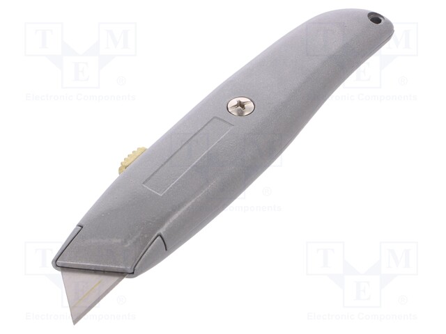 Knife; Features: locked blade; 18mm; Handle material: metal