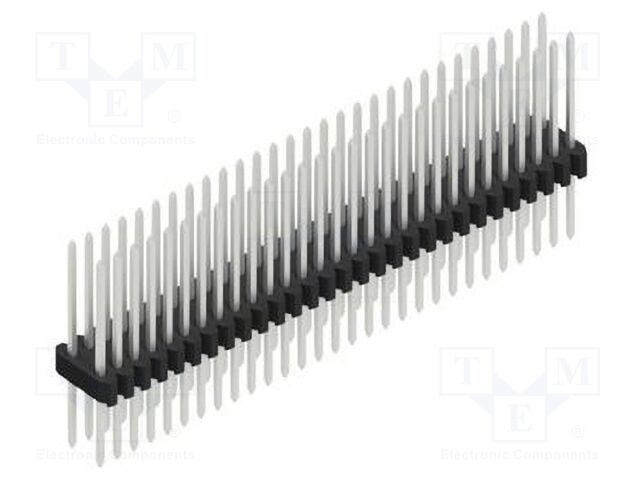Connector: pin strips; pin header; male; PIN: 58; 1.27mm; THT; 2x29