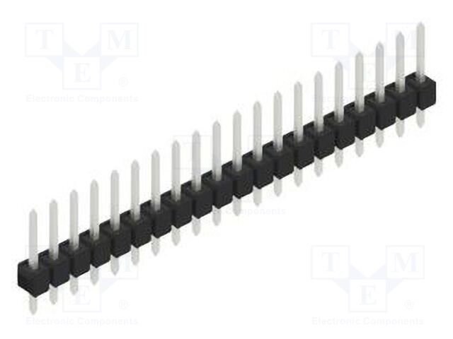 Connector: pin strips; pin header; male; PIN: 20; 2.54mm; THT; 1x20