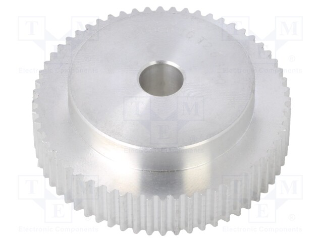 Belt pulley; T2.5; W: 4; 6mm; whell width: 16mm; Ø: 47.25mm; ZRS