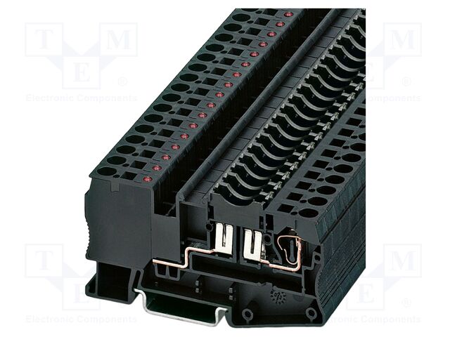 Splice terminal: rail; 0.08÷4mm2; spring clamp; Width: 6.2mm; TS35