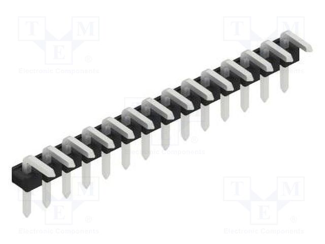 Connector: pin strips; pin header; male; PIN: 14; 2.54mm; THT; 1x14