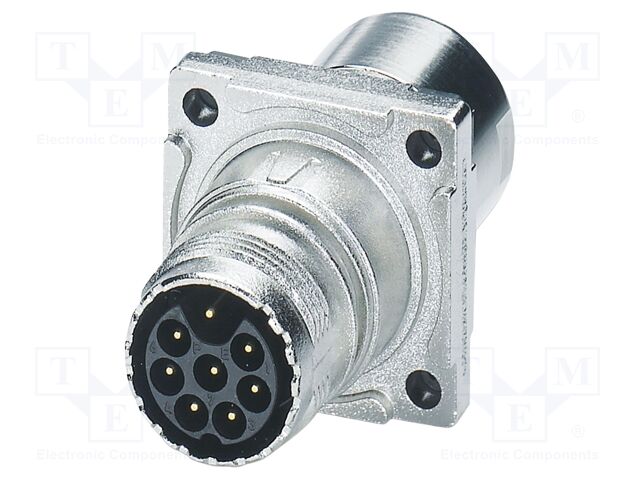 Connector: M17; socket; ST; male; PIN: 8; 630V; 14A; shielded; IP67