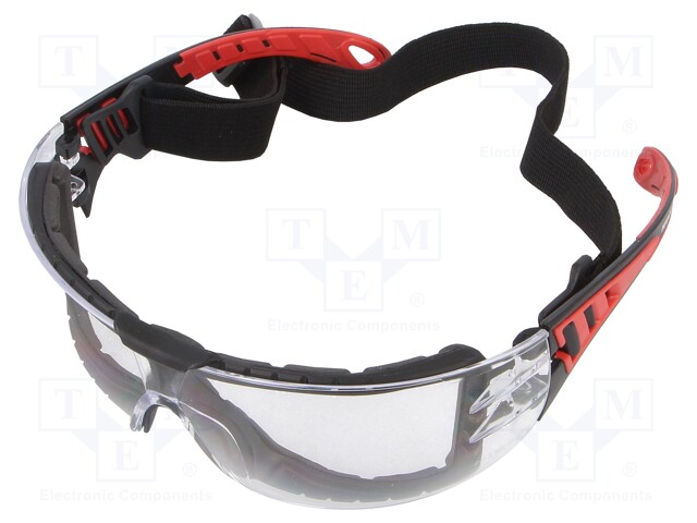 Safety spectacles; Lens: transparent; Protection class: II